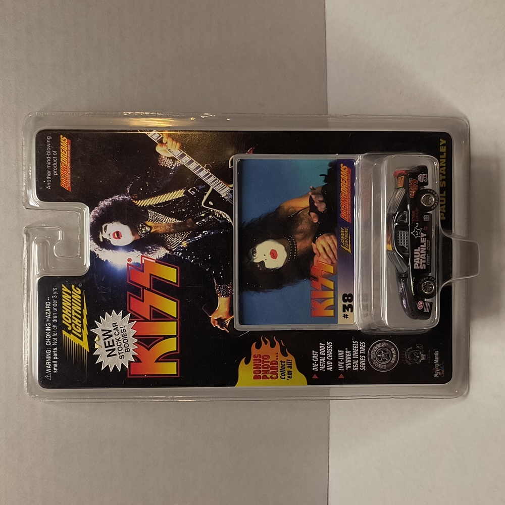 D7 JOHNNY LIGHTNING KISS PAUL STANLEY STOCK CAR